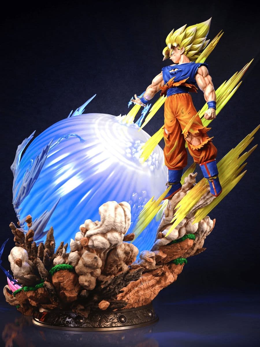 Dragon Ball KD Collectibles Spirit Bomb Triumphant Goku vs Kid Buu