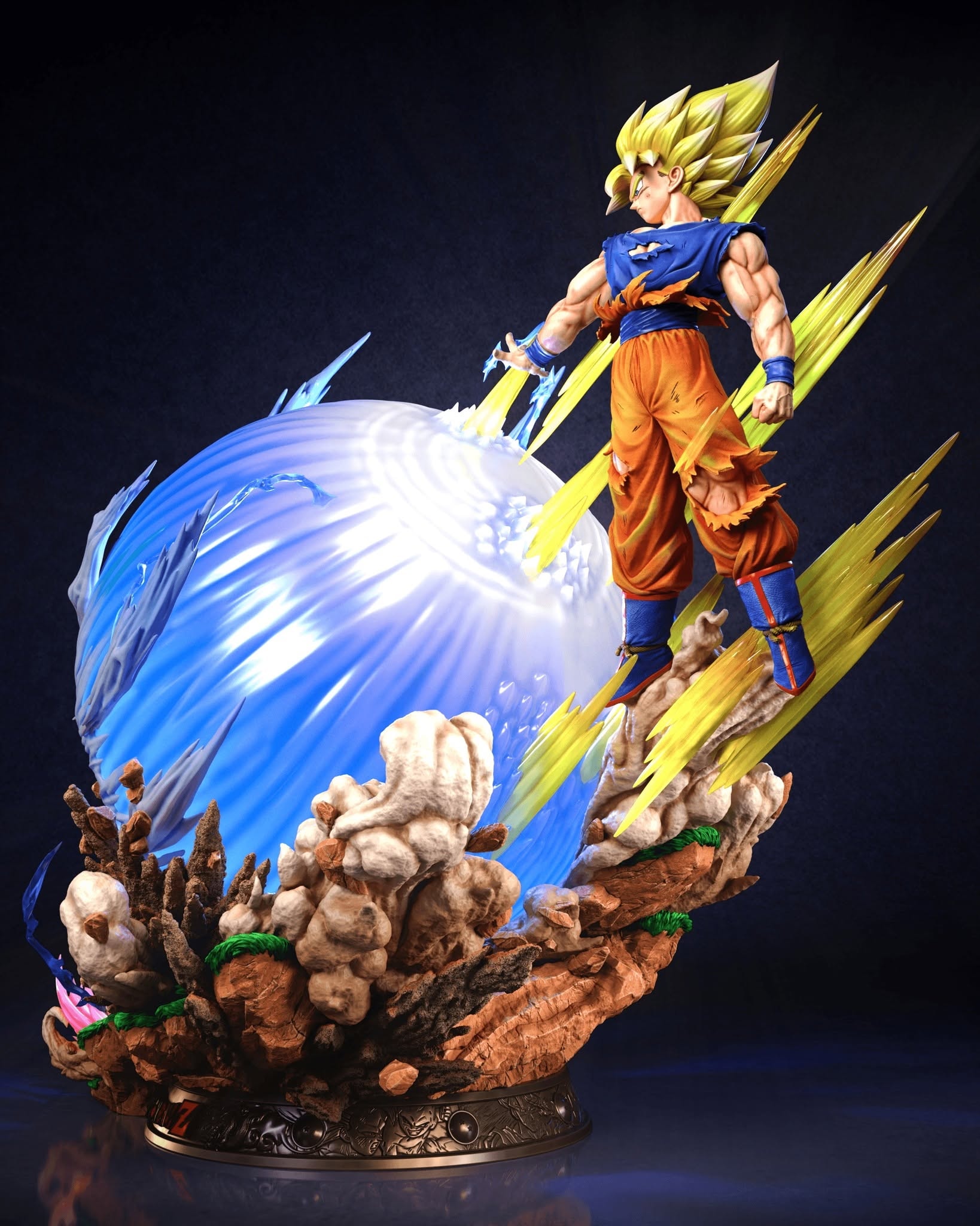 Dragon Ball KD Collectibles Spirit Bomb Triumphant Goku vs Kid Buu