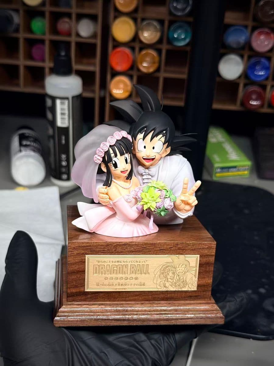 Dragon Ball LP Studio Goku x ChiChi Wedding Bust