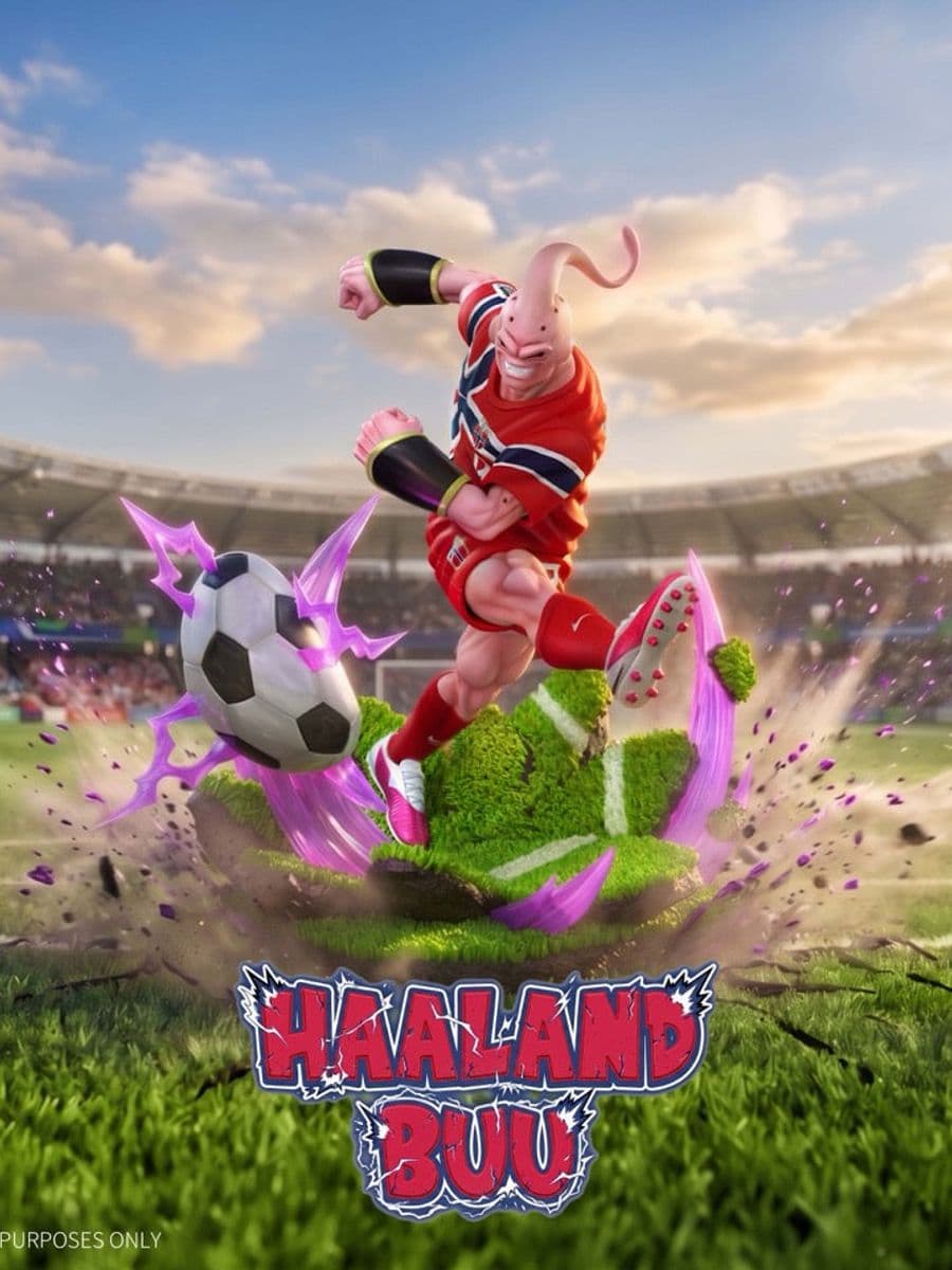Dragon Ball SkyRealm Studio Majin Buu × Haaland