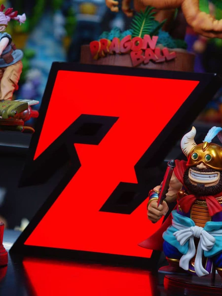 Dragon Ball Yun Tai Wu Studio Z Letter Desktop Light Up Display Base