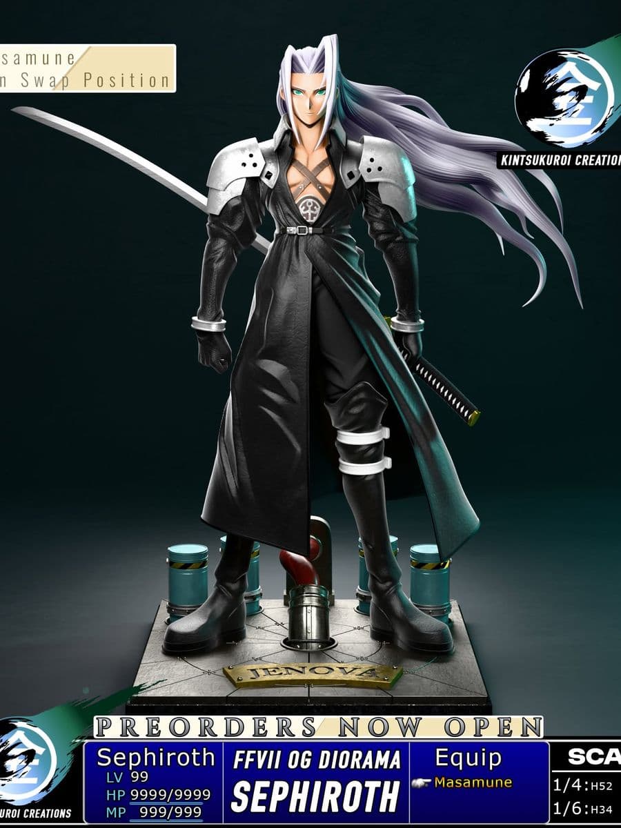 Final Fantasy Kintsukuroi Creations Sephiroth