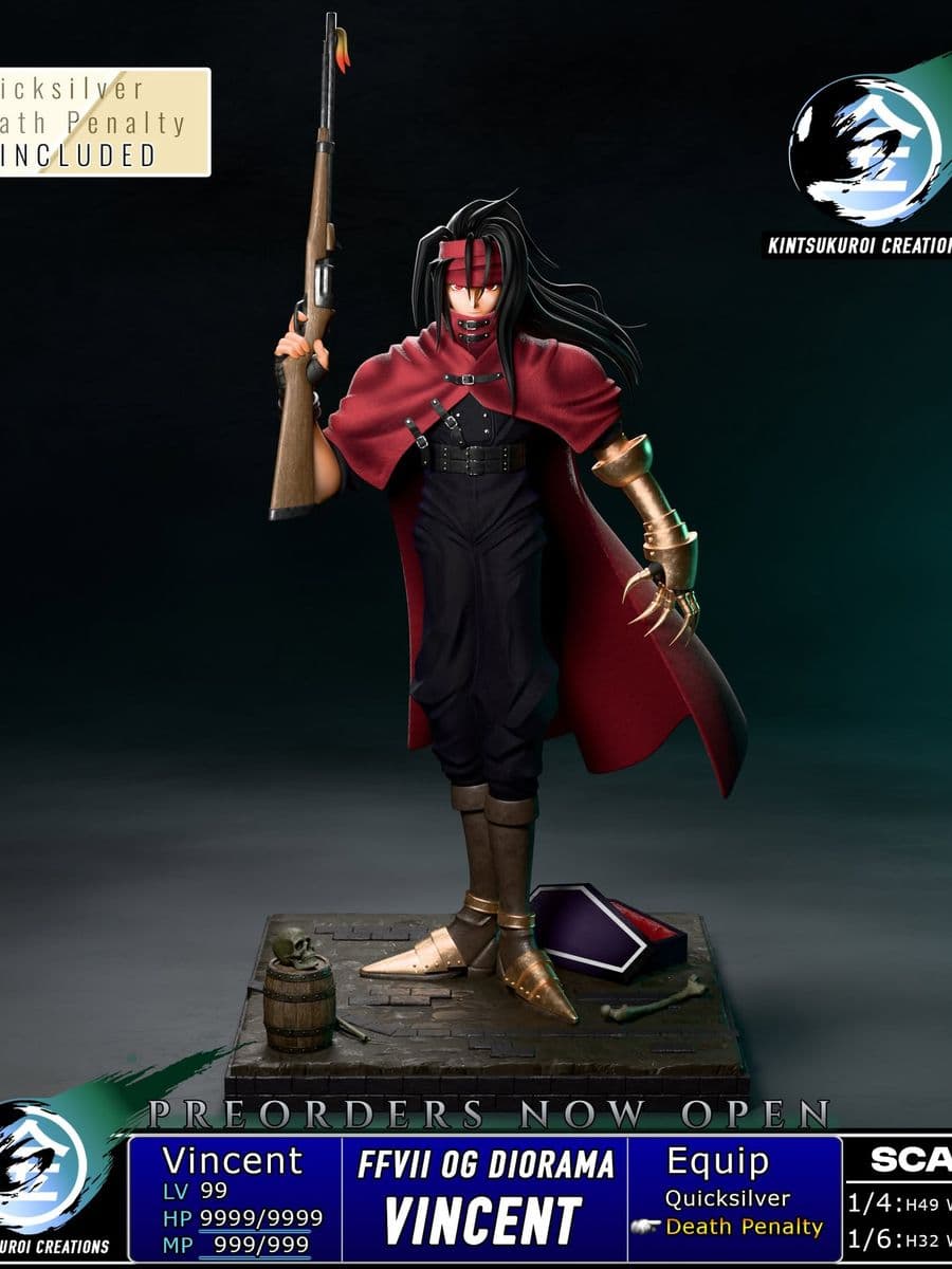Final Fantasy Kintsukuroi Creations Vincent Valentine