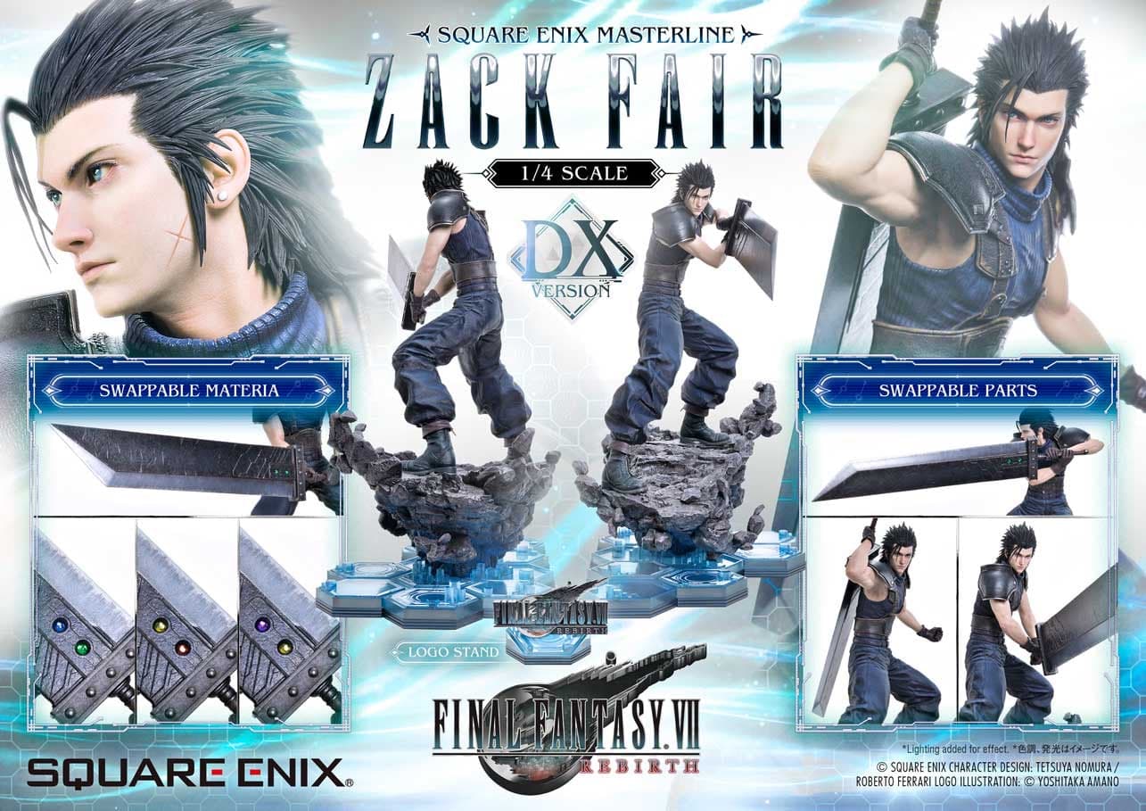 Final Fantasy Prime 1 Studio Zack Fair Licensed