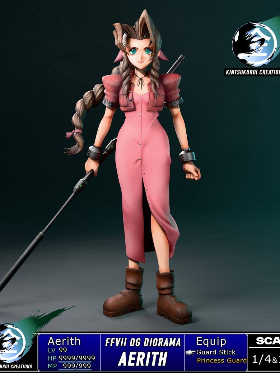 Final Fantasy Kintsukuroi Creations Aerith Gainsborough