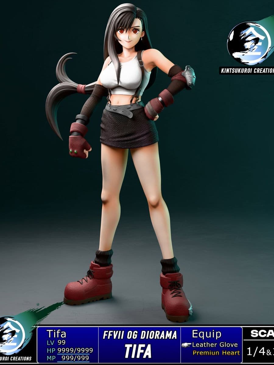 Final Fantasy Kintsukuroi Creations Tifa