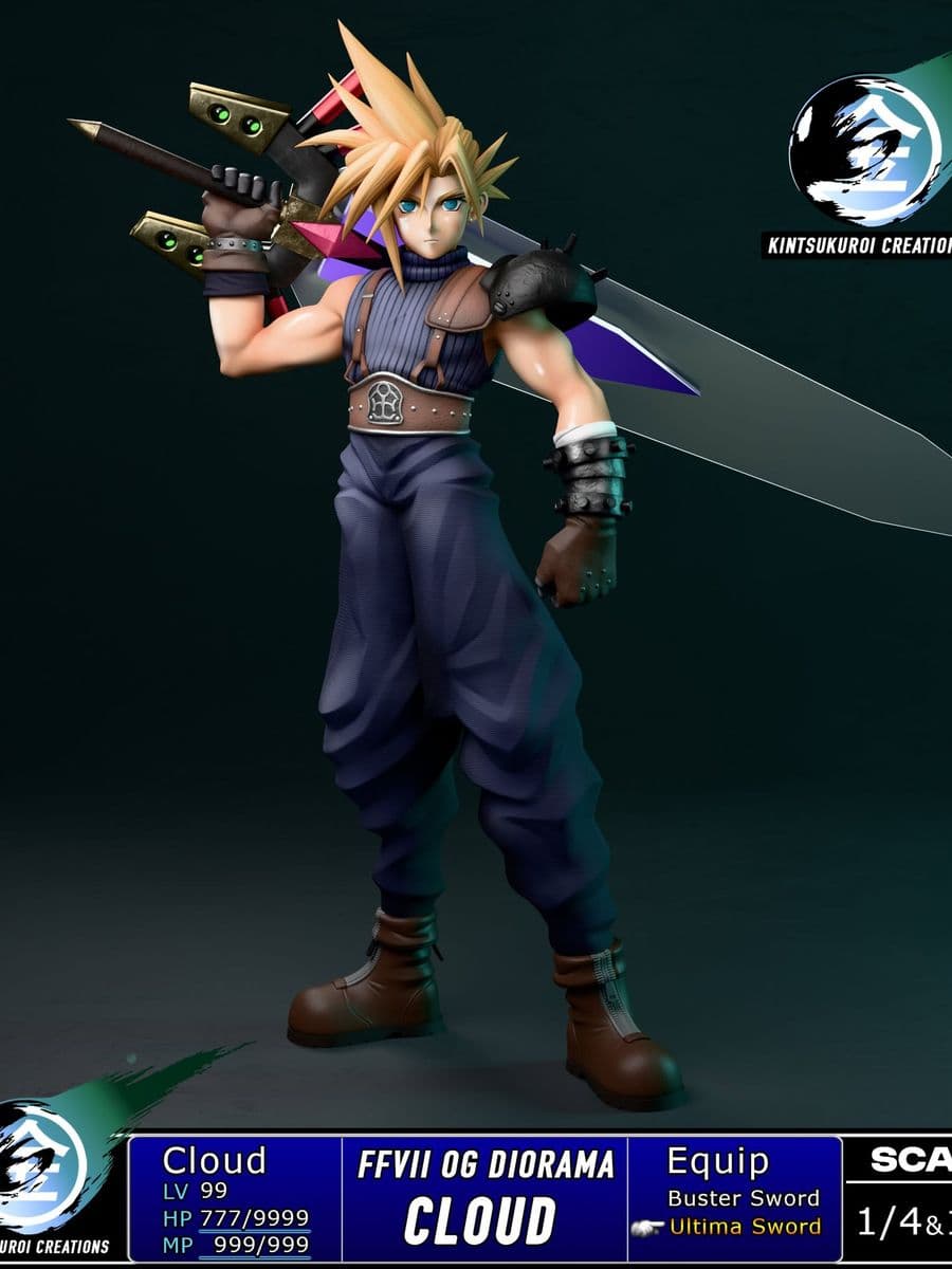 Final Fantasy Kintsukuroi Creations Cloud