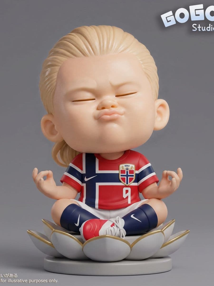Football Player GOGODU Studio Haaland Meditation