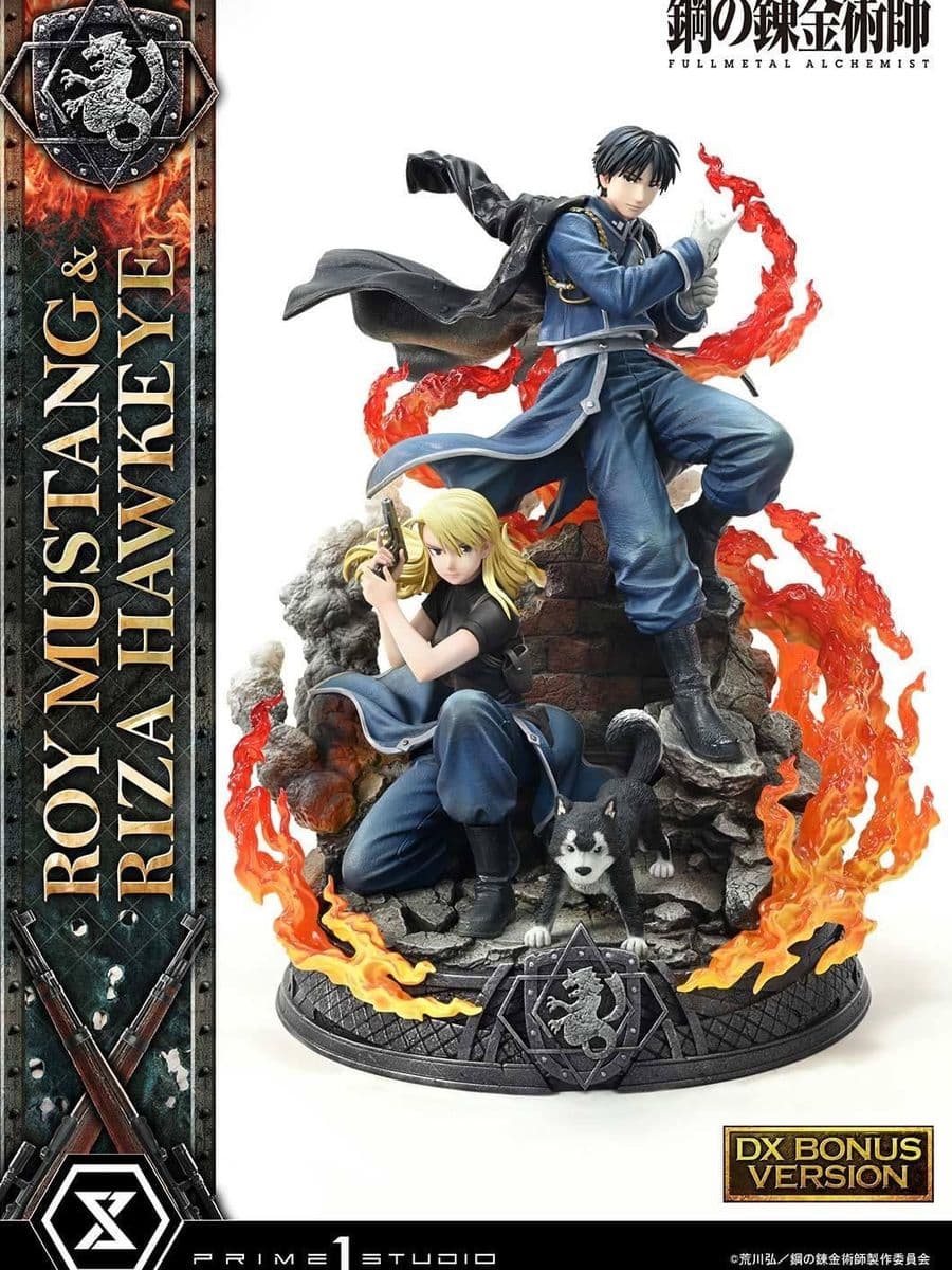 Fullmetal Alchemist Prime 1 Studio Roy Mustang x Riza Hawkeye Licensed