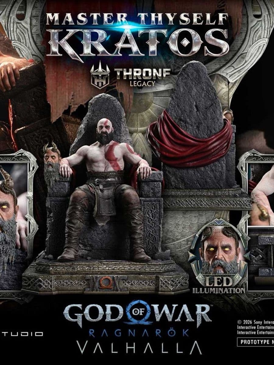 God of War Ragnarok Prime 1 Studio Thyself Kratos Licensed