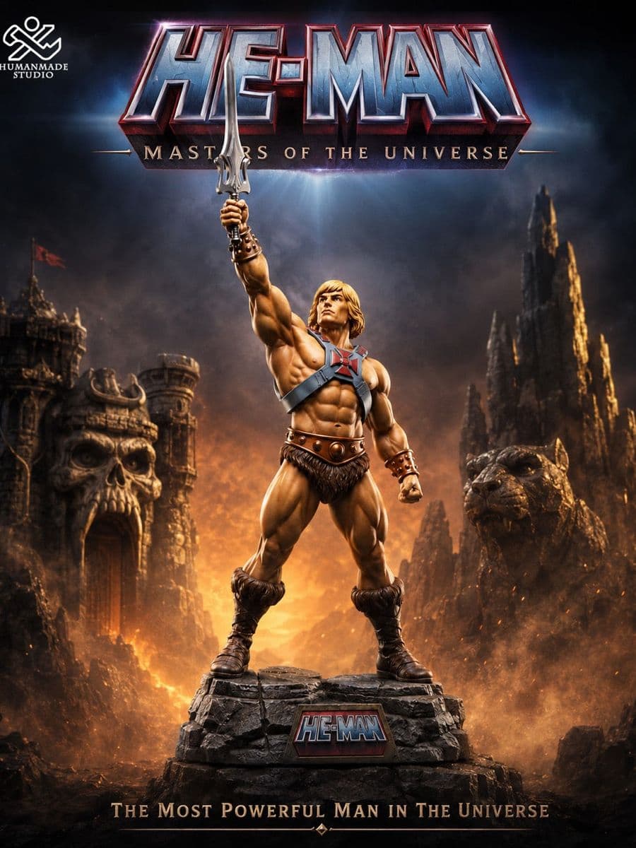 He Man Masters Of The Universe Humanmade Studio He Man