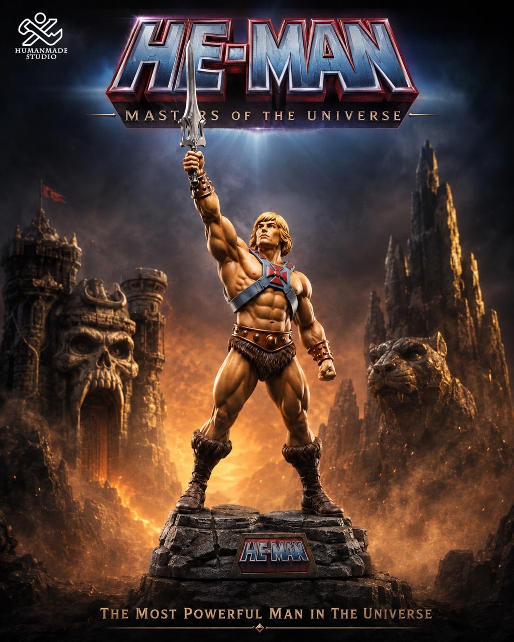 He Man Masters Of The Universe Humanmade Studio He Man