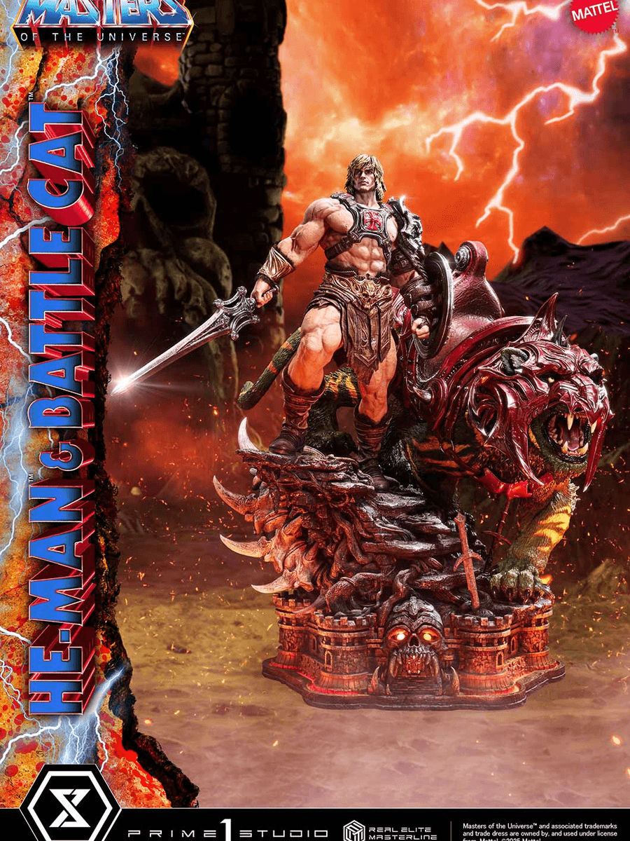 He Man Prime 1 Studio He Man x Battle Cat Licensed