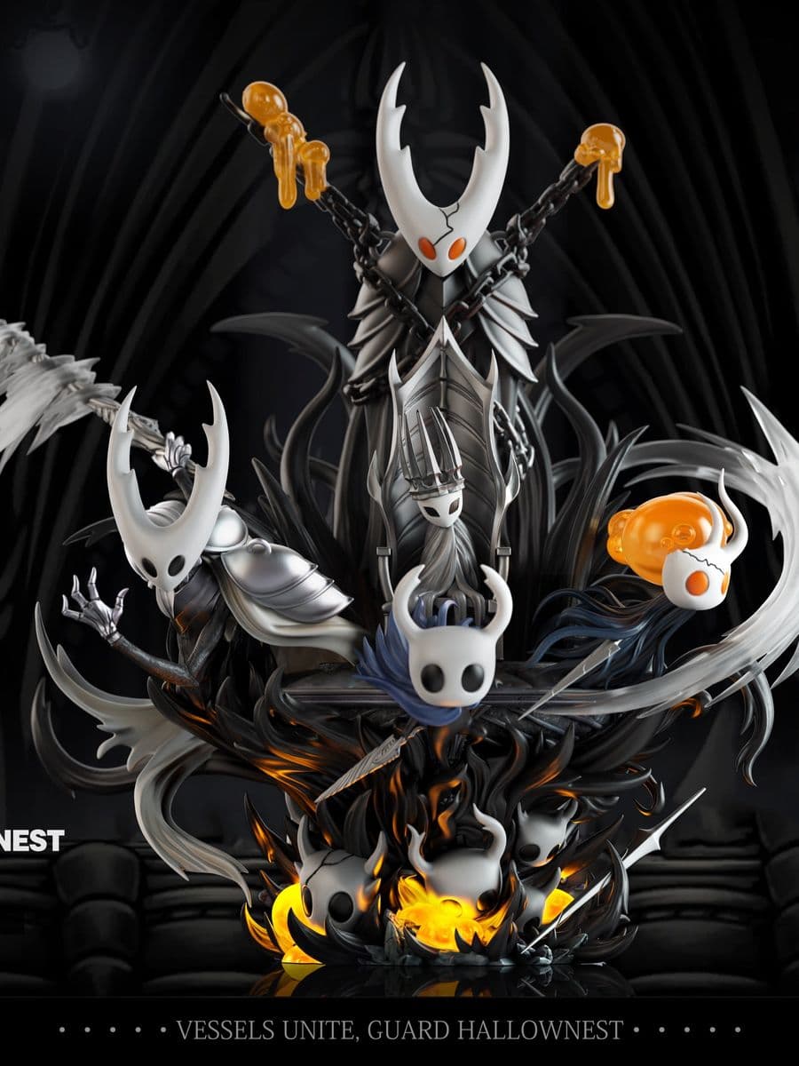 Hollow Knight ST Custom X Radiance Studio Vessel Group Diorama
