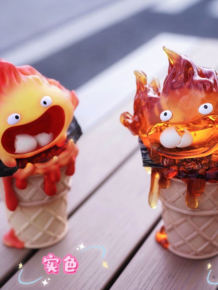 Howls Moving Castle Long Miao Studio Calcifer Ice Cream