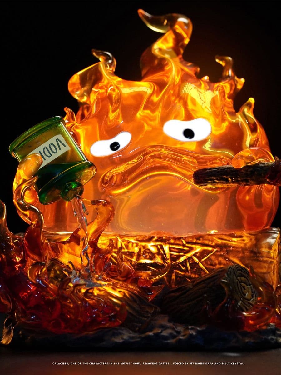 Howls Moving Castle Long Miao Studio Calcifer