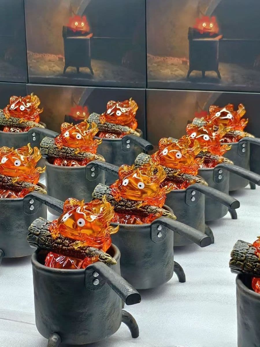 Howls Moving Castle ShenYin Studio Calcifer Red