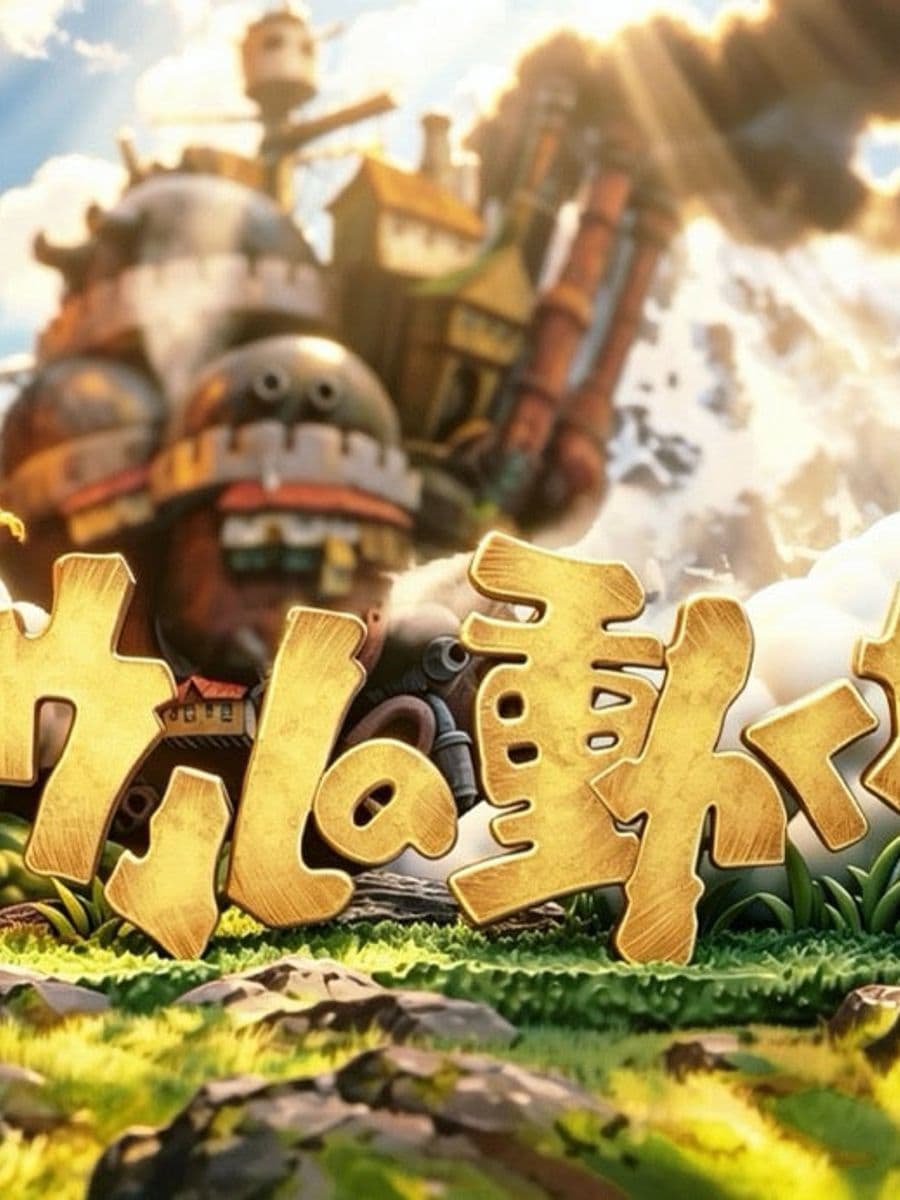 Howls Moving Castle WuYu Studio logo plaque