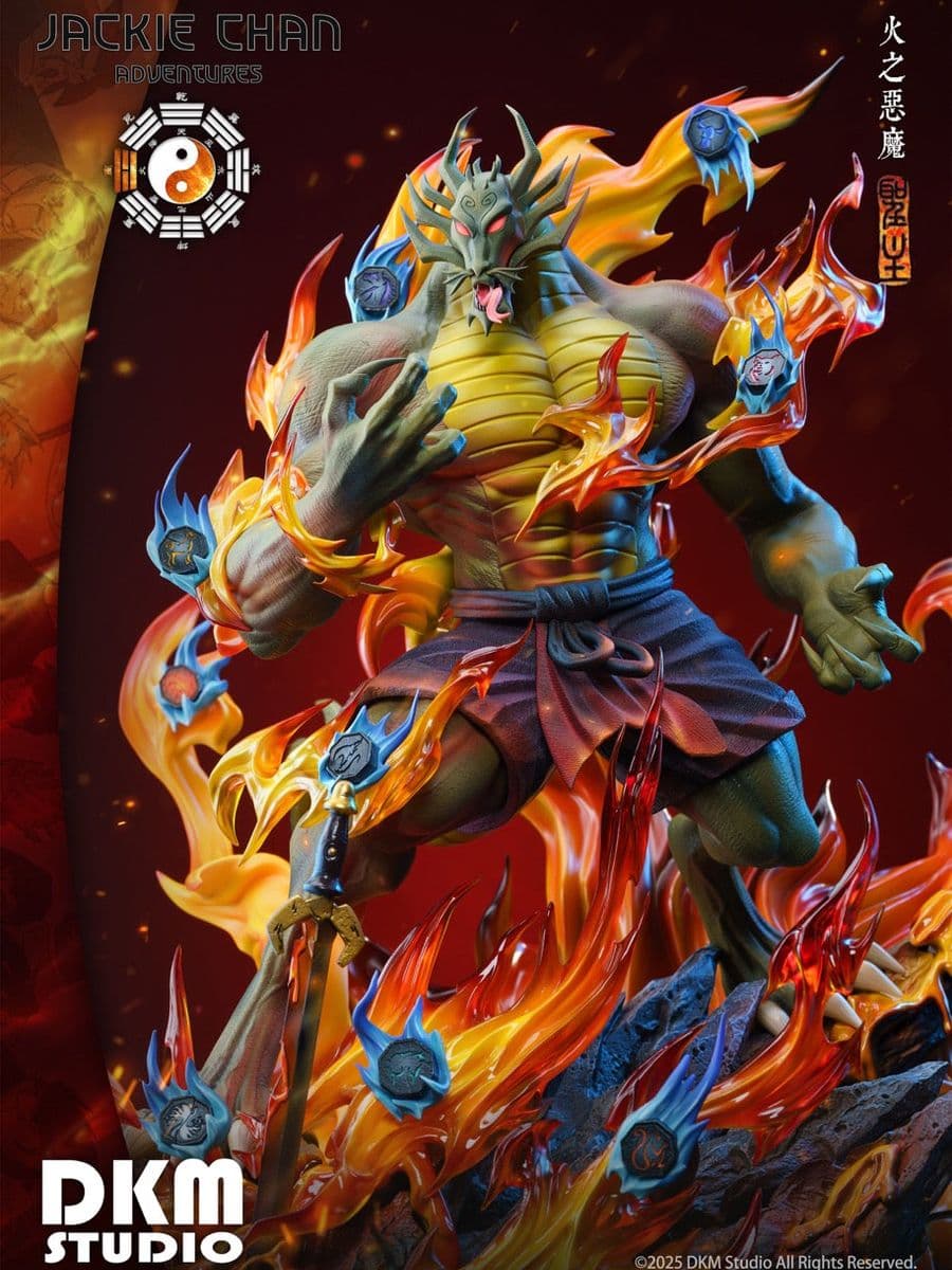 Jackie Chan Adventures DKM Studio Demon of Fire Shendu