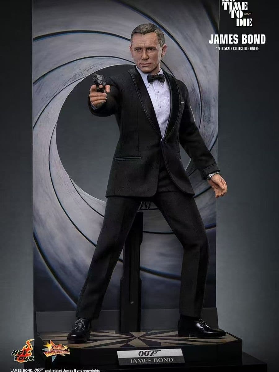 James Bond Hot Toys No Time To Die James Bond MMS803 Licensed