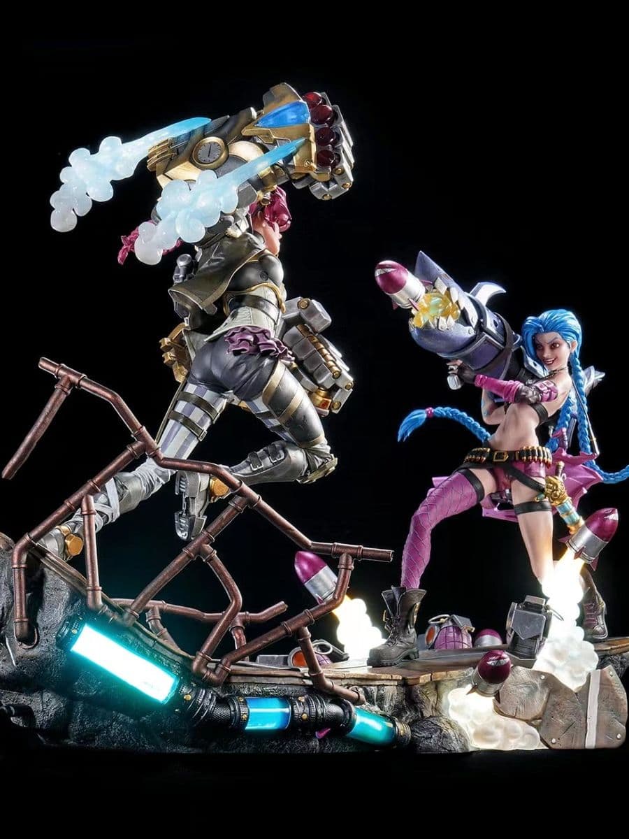 League of Legends Pure Arts Studio Jinx VS Vi Licensed