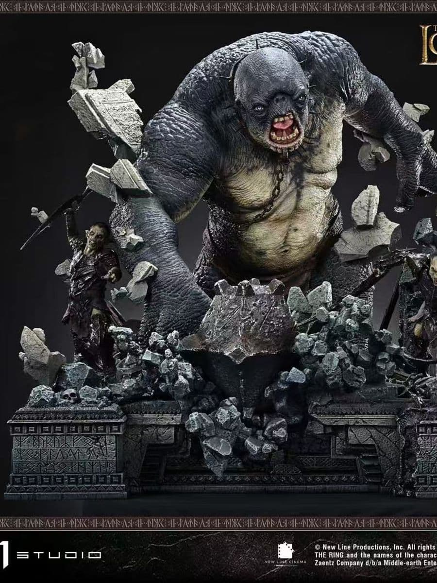 Lord of the Rings Prime 1 Studio Cave Troll of Moria Licensed