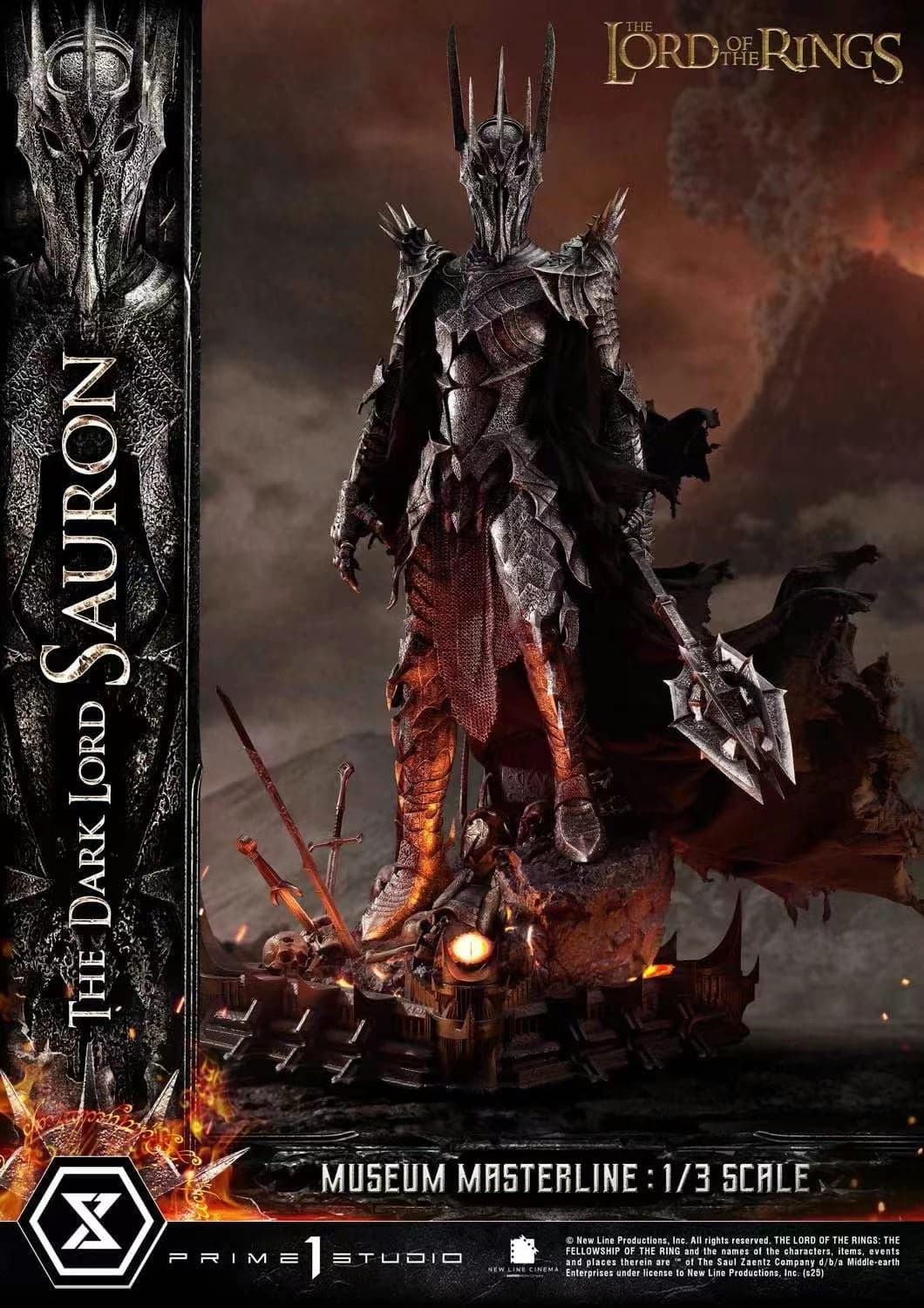 Lord of the Rings Prime 1 Studio The Dark Lord Sauron Licensed