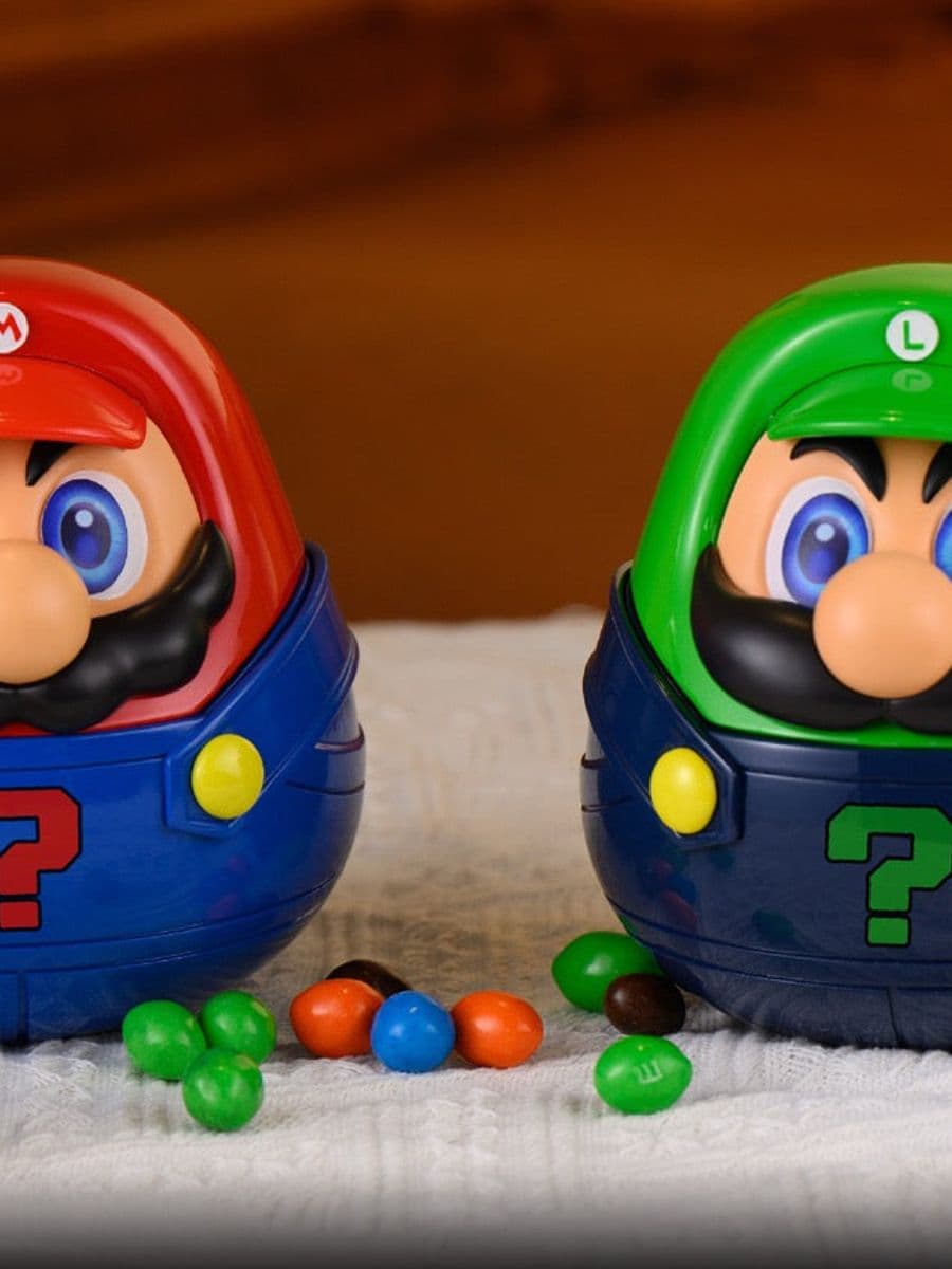 Mario SuperCool Studio Mario Daruma Storage box