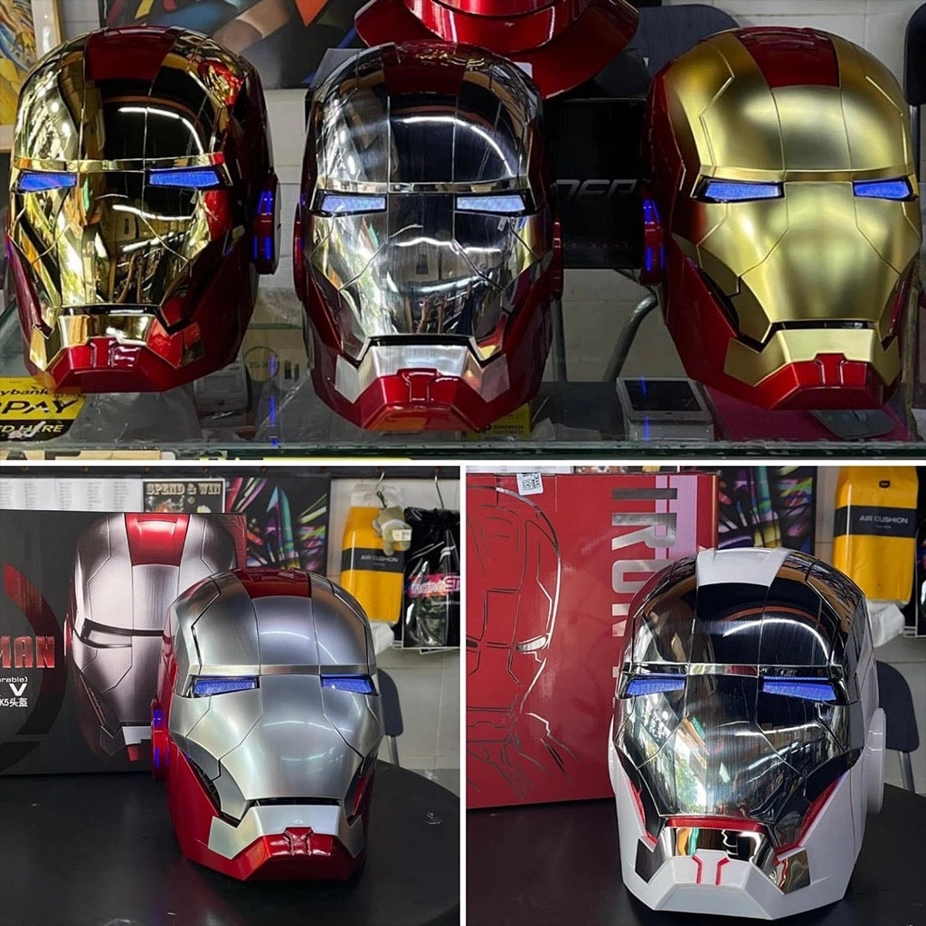 Marvel AutoKing Studio Mark V5 1/1 Scale Life-Size Wearable Helmet Iron Man MK5