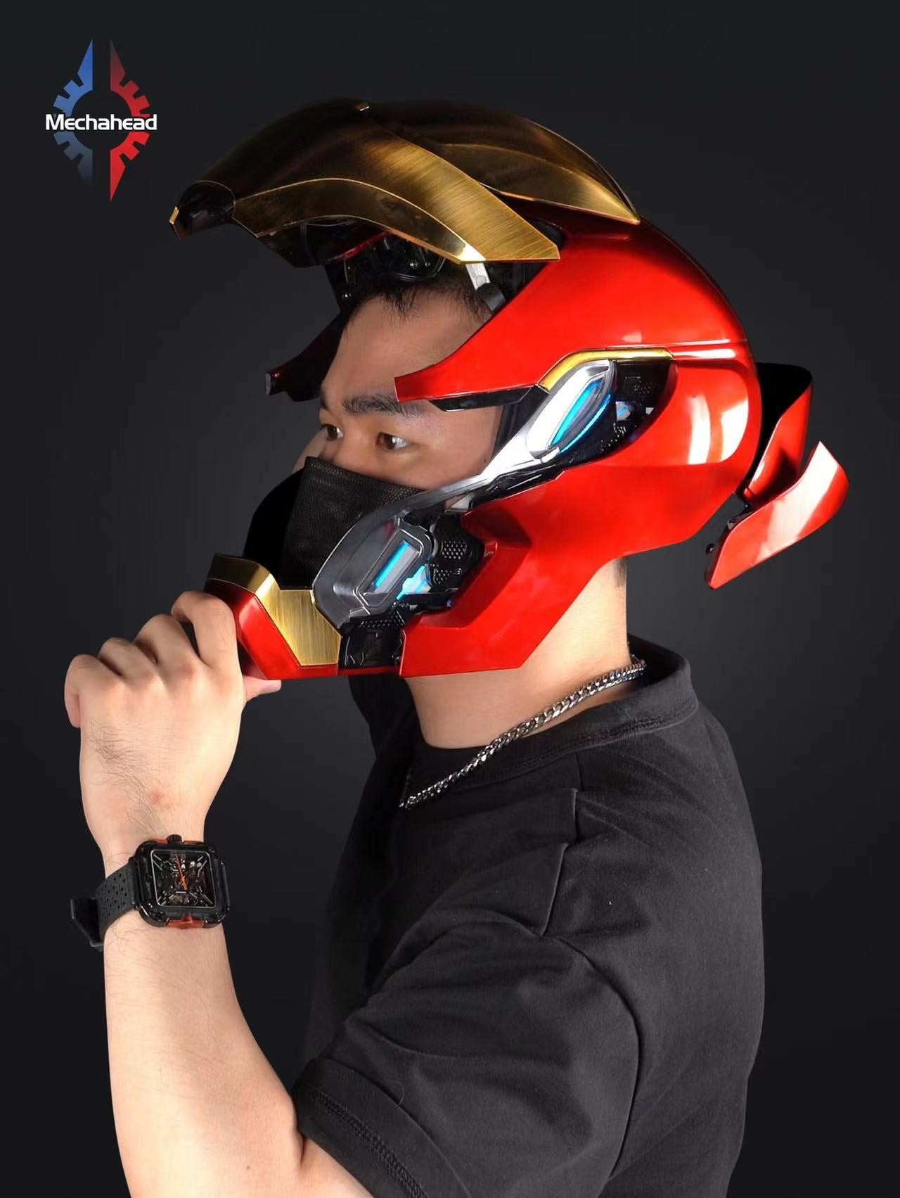 Marvel Mechahead Studio Wearable Iron Man MK50 Helmet