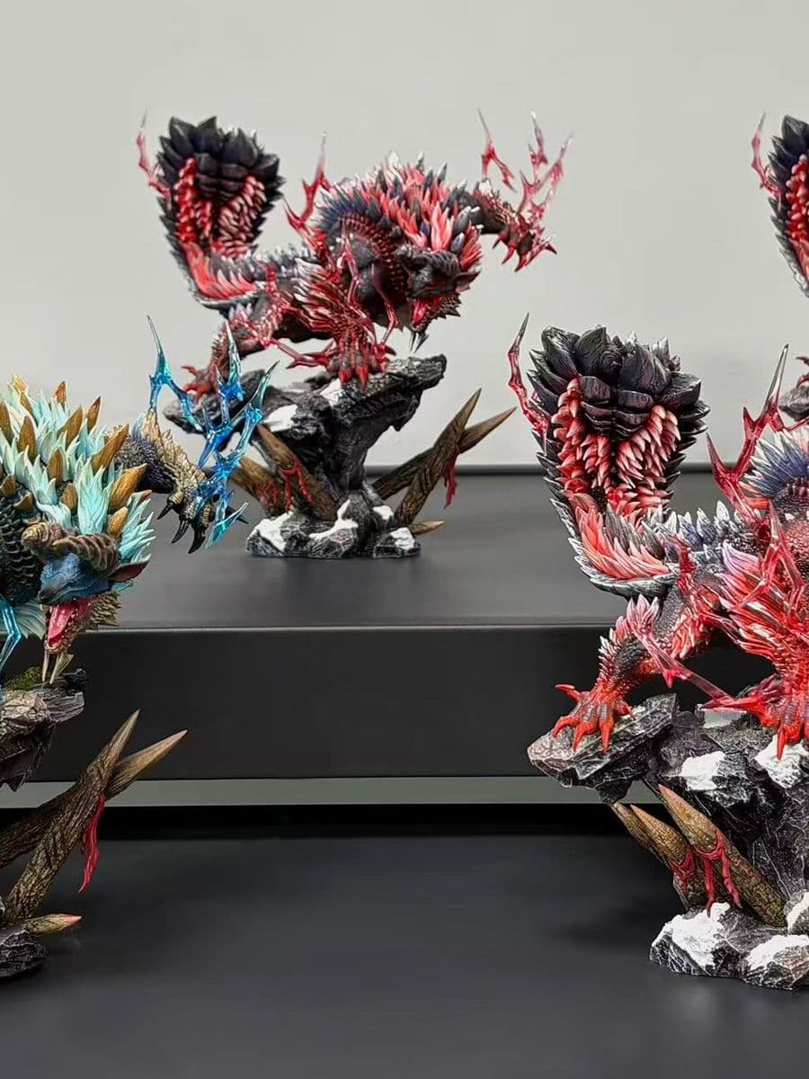 Monster Hunter Dragon Realm Studio Zinogre x Stygian Zinogre