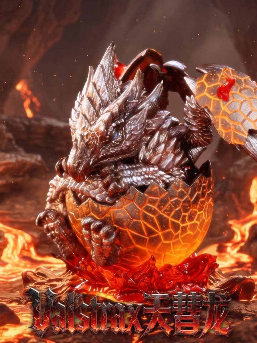 Monster Hunter Nightmare Studio Valstrax Egg Desolate