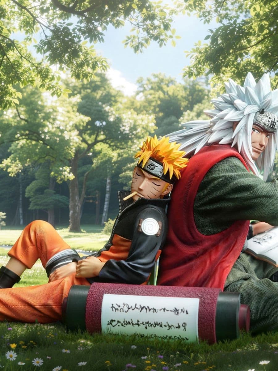 Naruto Xingchen Studio Jiraiya x Naruto Uzumaki