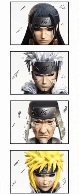 Naruto Zzz Studio Hashirama, Tobirama, Hiruzen and Minato