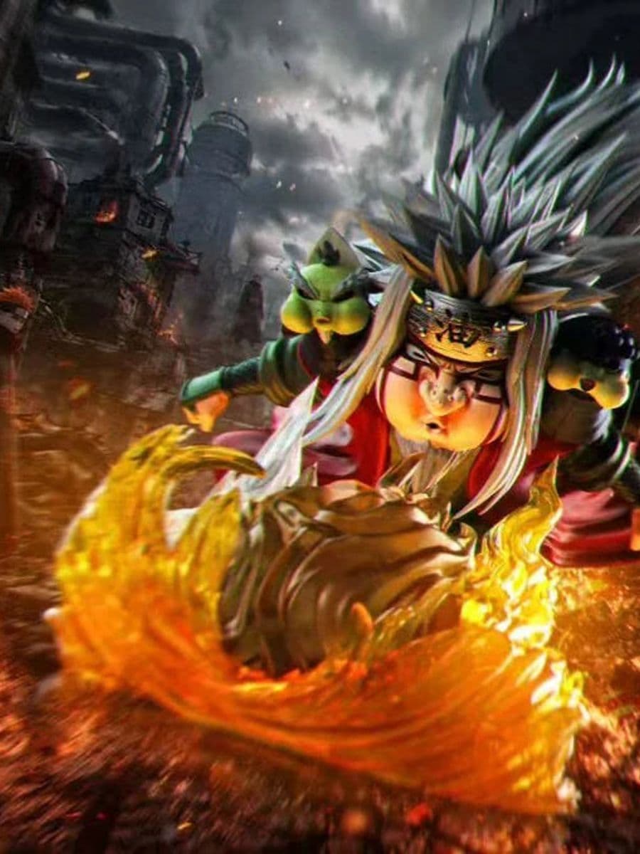 Naruto Zzz Studio Jiraiya, Fukasaku and Shima