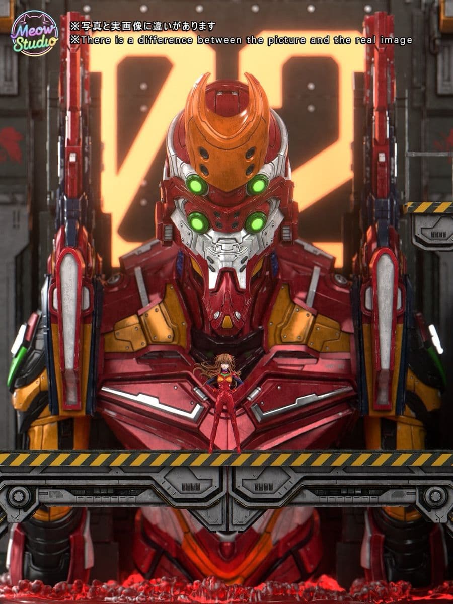 Neo Genesis Evangelion Meow Studio EVA 02 x Asuka