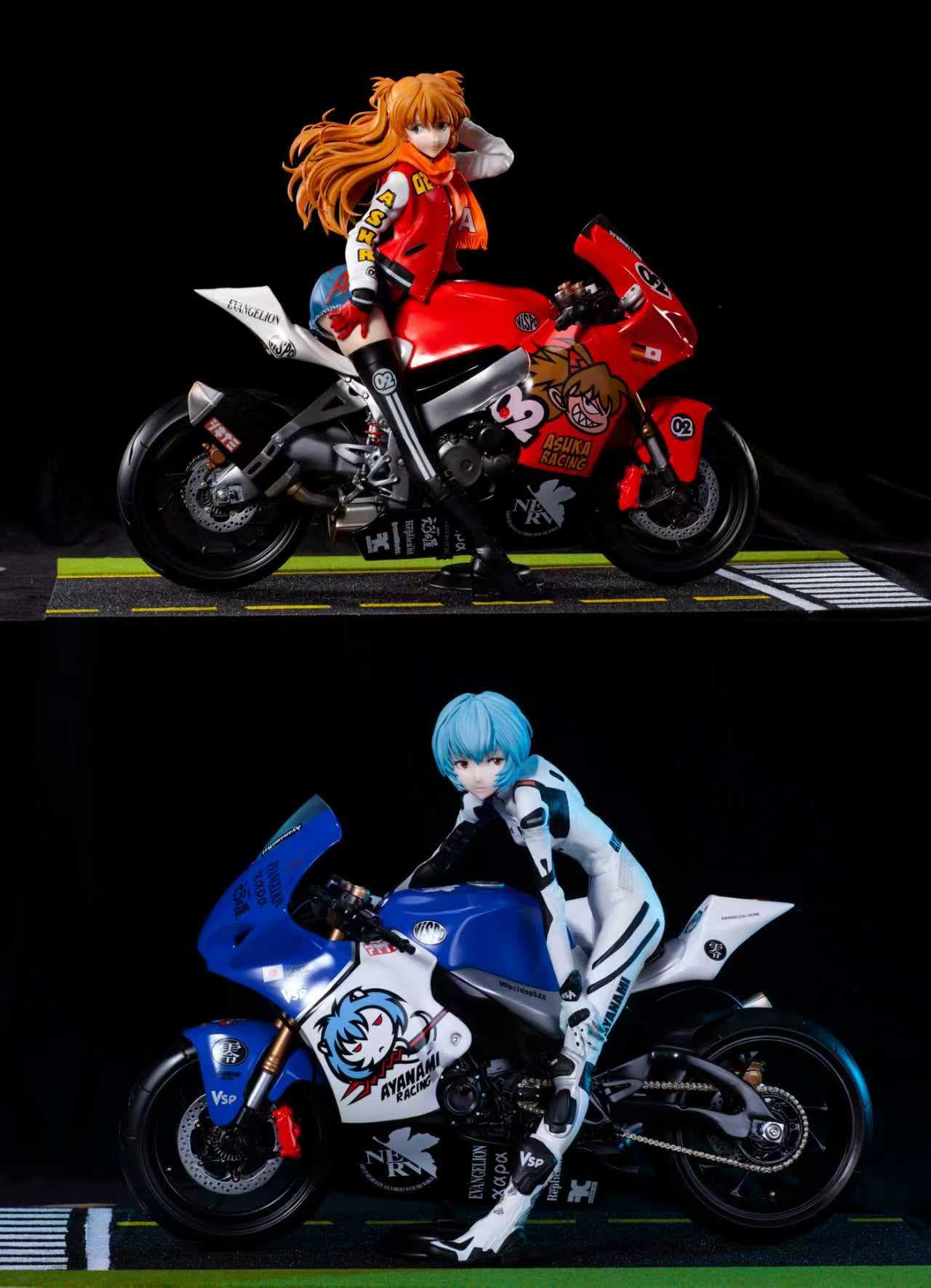 Neon Genesis Evangelion LJS Studio Motorbike Asuka x Rei