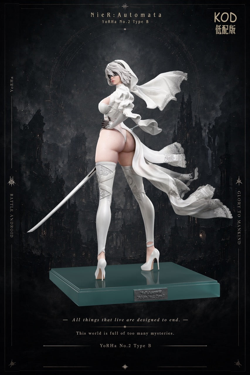NieR Automata KOD Studio 2B Wedding Dress