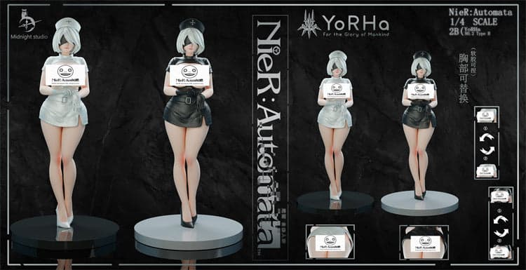 NieR Automata Zi Ye Studio Nurse 2B