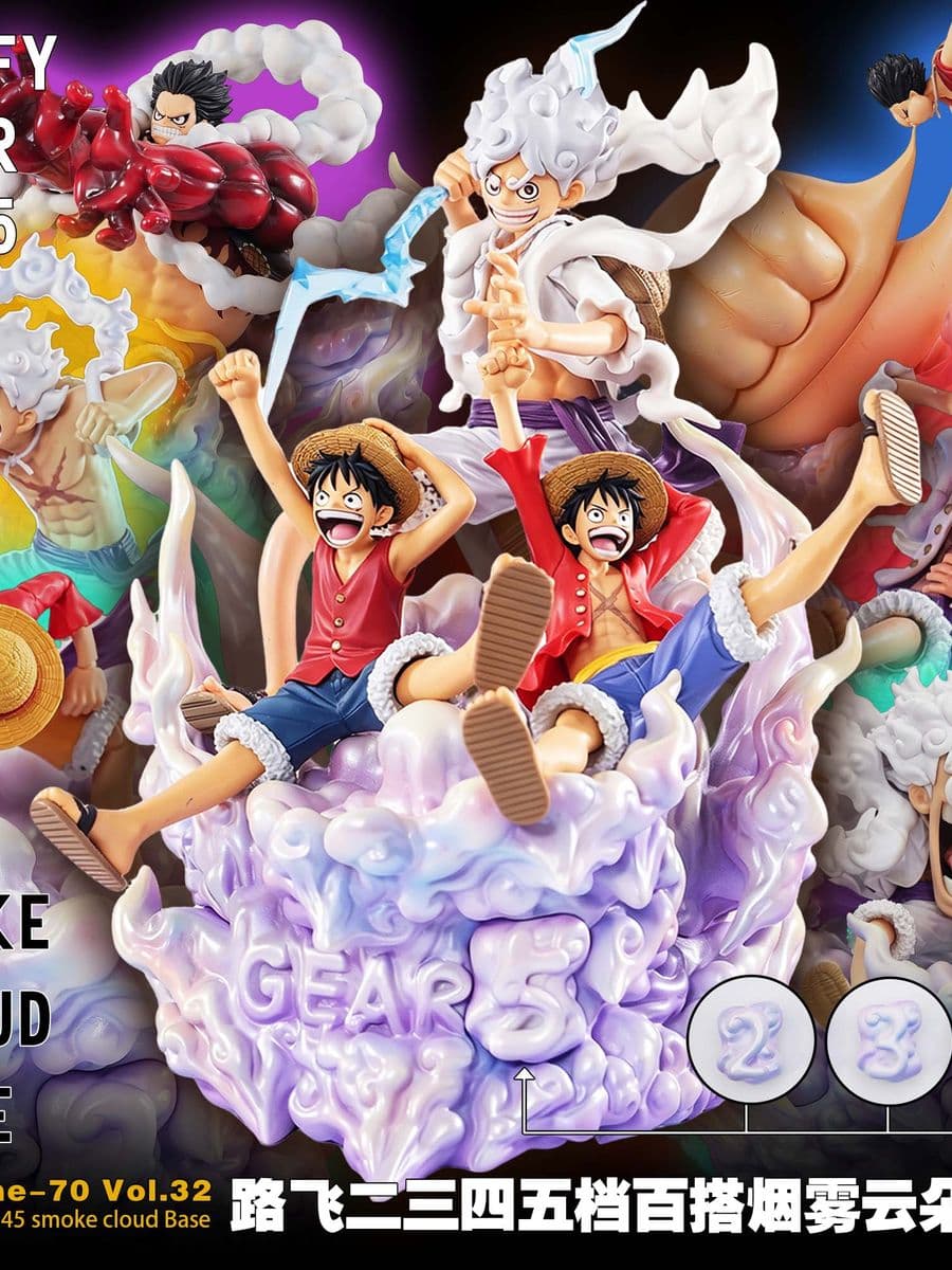 One Piece JacksDo Studio Luffy Gear 2345 Smoke Cloud Base Accessories
