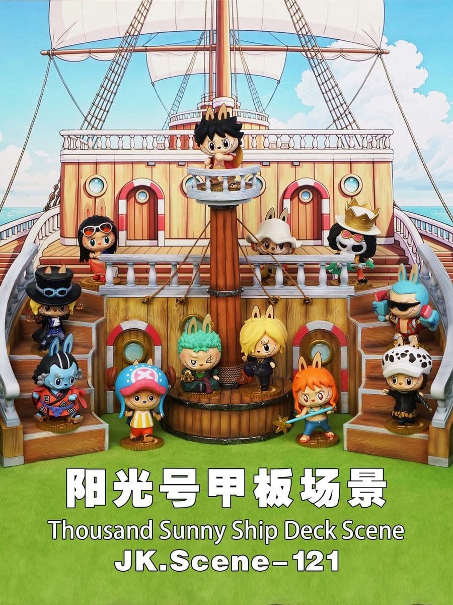 One Piece JacksDo Studio Thousand Sunny Ship Deck Scene base
