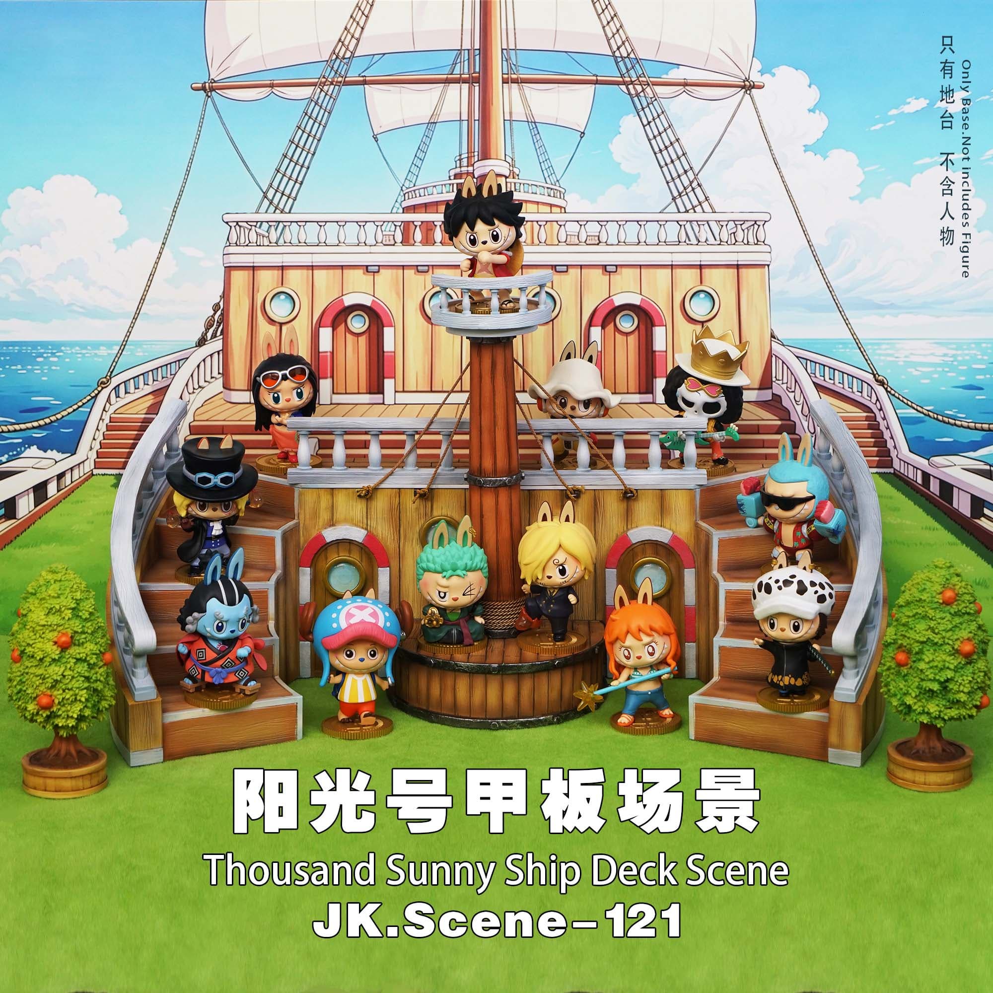 One Piece JacksDo Studio Thousand Sunny Ship Deck Scene base