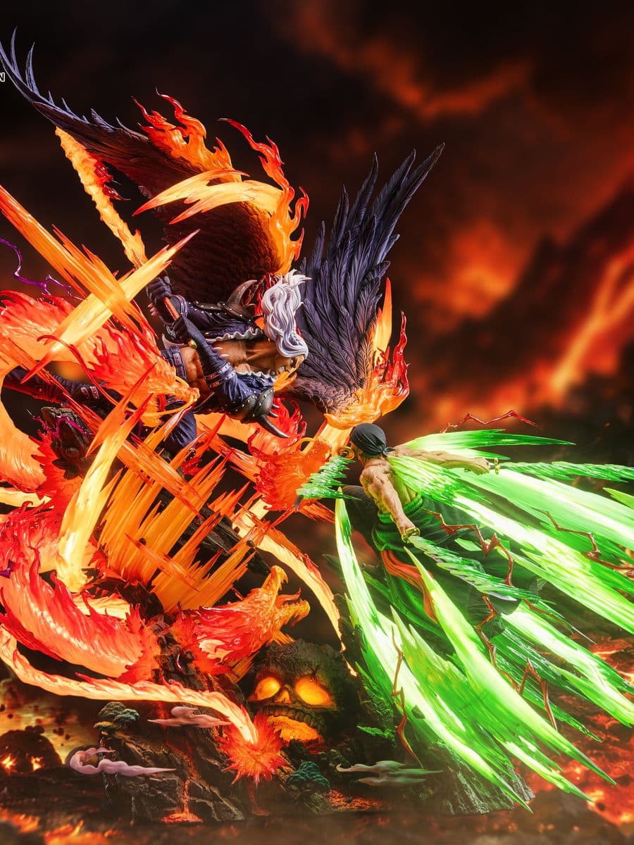 One Piece Jimei Palace x AniKingdom Studio Roronoa Zoro vs King