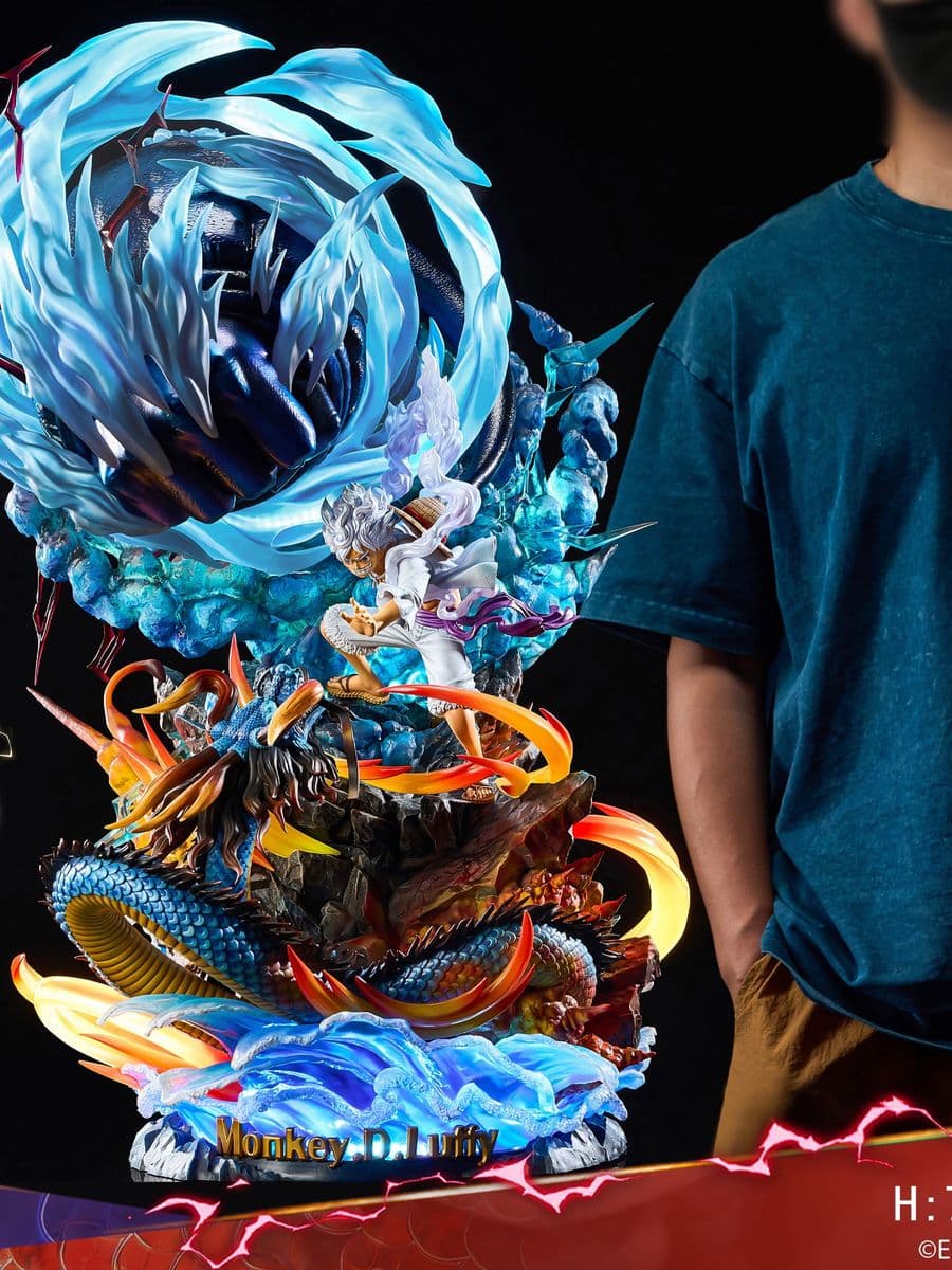 One Piece Light Year Studio Gear 5 Nika Luffy Vs Kaido Dragon