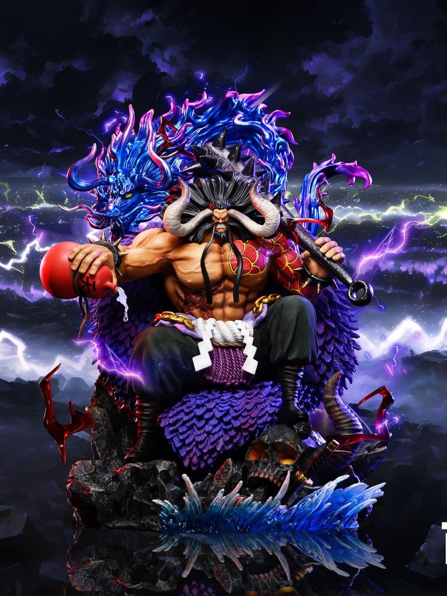 One Piece Wake Studio Kaido of the Beasts Seated Yonko Series