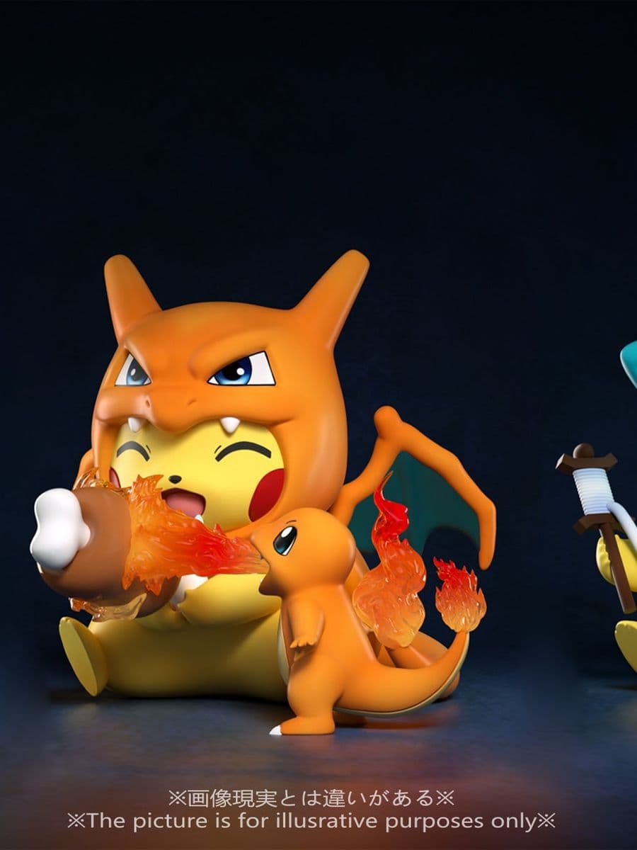 Pokemon ECHO Studio Pikachu Cosplay Kanto Starters