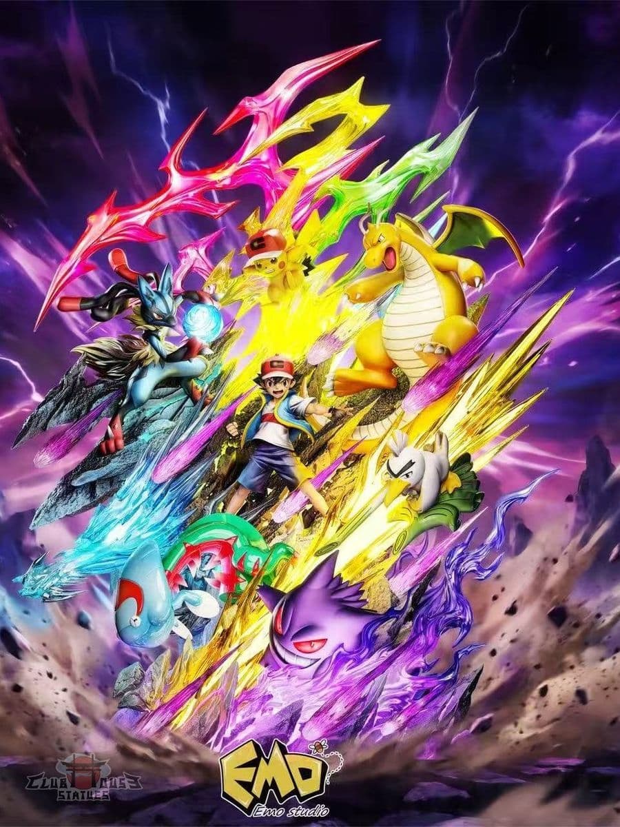 Pokemon EMO Studio Ash Ketchum Pokemon Master
