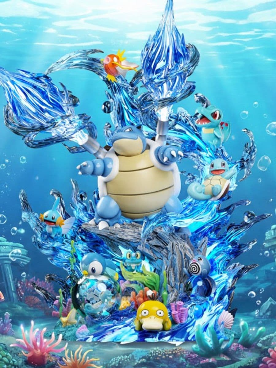 Pokemon Emo Studio Water Type Blastoise Ecosystem