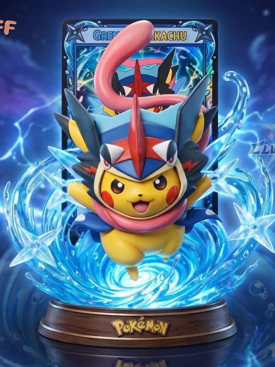 Pokémon Emo X Puff Studio Greninja Pikachu