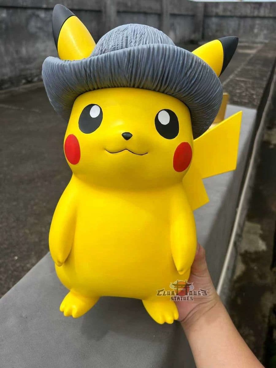 Pokemon Model Card Studio Pikachu Van Gogh